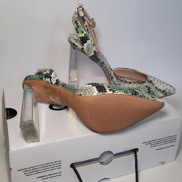 Aldo Strappy Heeled Shoes - Blocked Heels - Picture 5 of 9